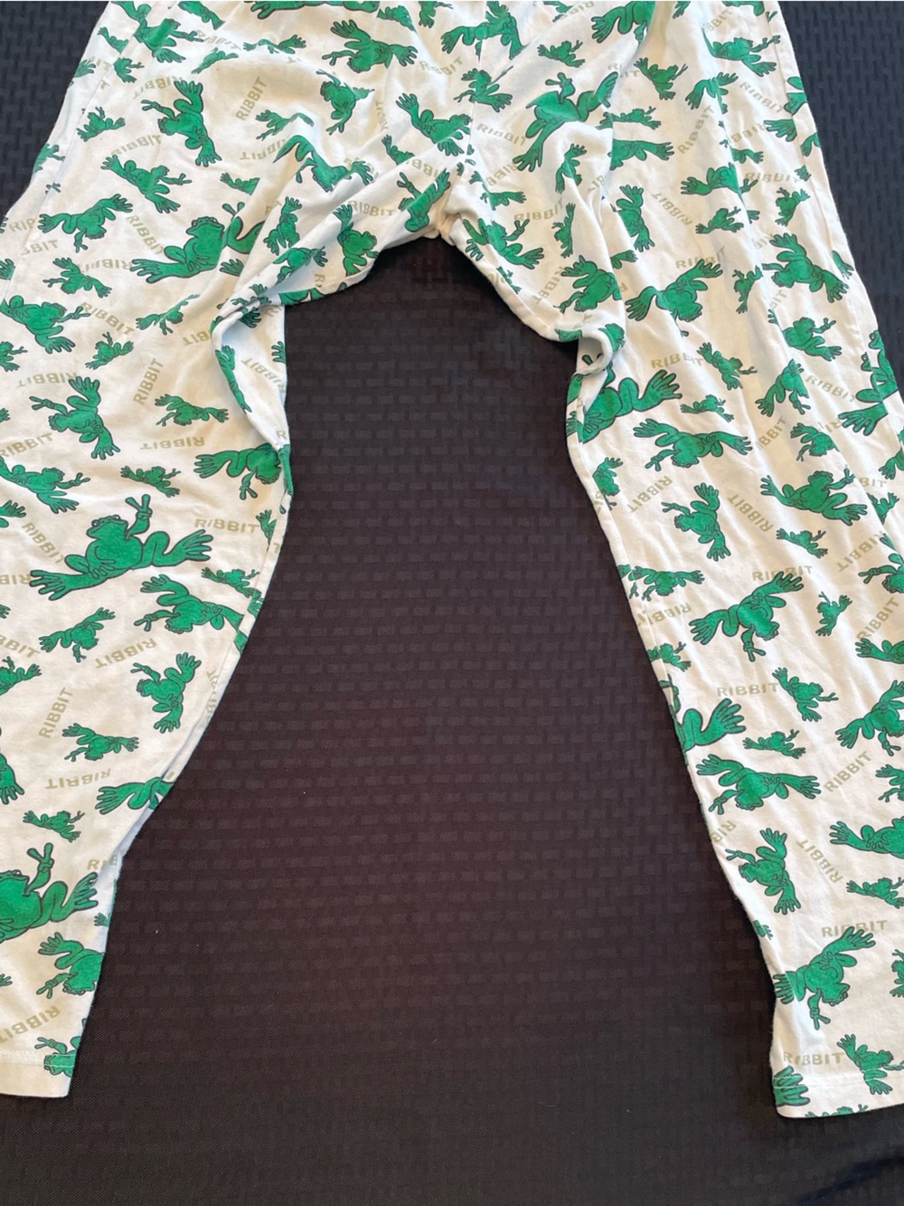 Green Frog Print Women's Pajama Pants - Brand: